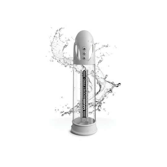 Bomba de pene Pipedream Worx Max Boost Pro negra