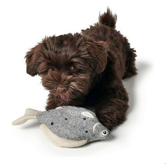 Jouet pour Chien en Peluche Hunter Skagen – Poisson Gris