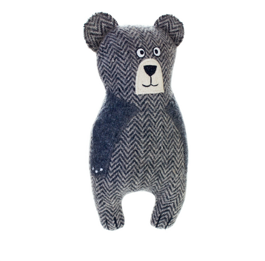 Jouet pour Chien en Peluche Hunter – Ours Gris 100 % Recyclado – 23 cm