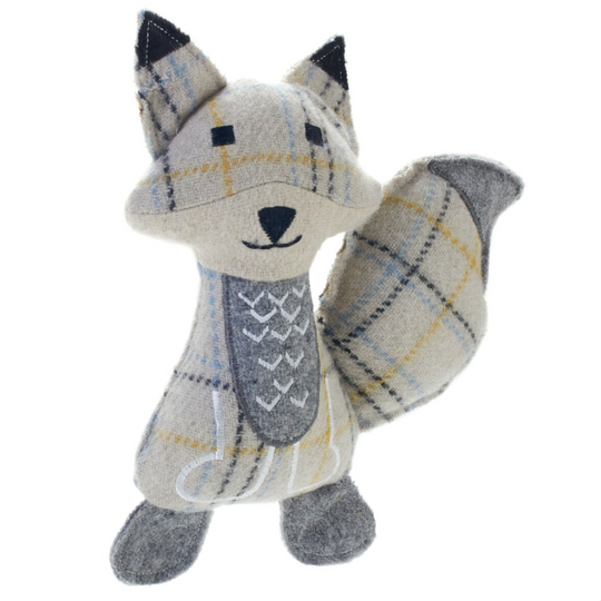 Jouet pour Chien en Peluche Hunter – Renard Beige 100 % Recyclado – 23 cm