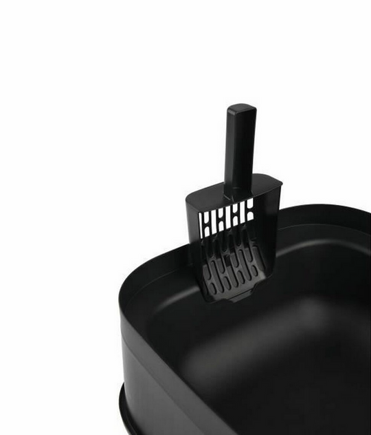 Bac à litière pour chat Rotho Biala – Vert – Plastique recyclé – 51 x 39,5 x 44,3 cm