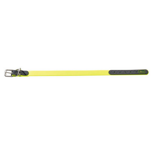Collier pour chien Hunter Convenience jaune – Taille S/M (33 à 41 cm)