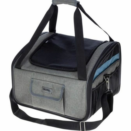 Cage de transport pour chien Kerbl – Bleu / Gris