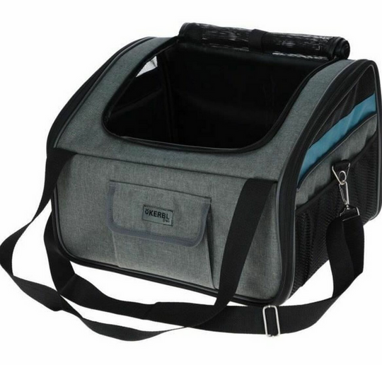 Cage de transport pour chien Kerbl – Bleu / Gris