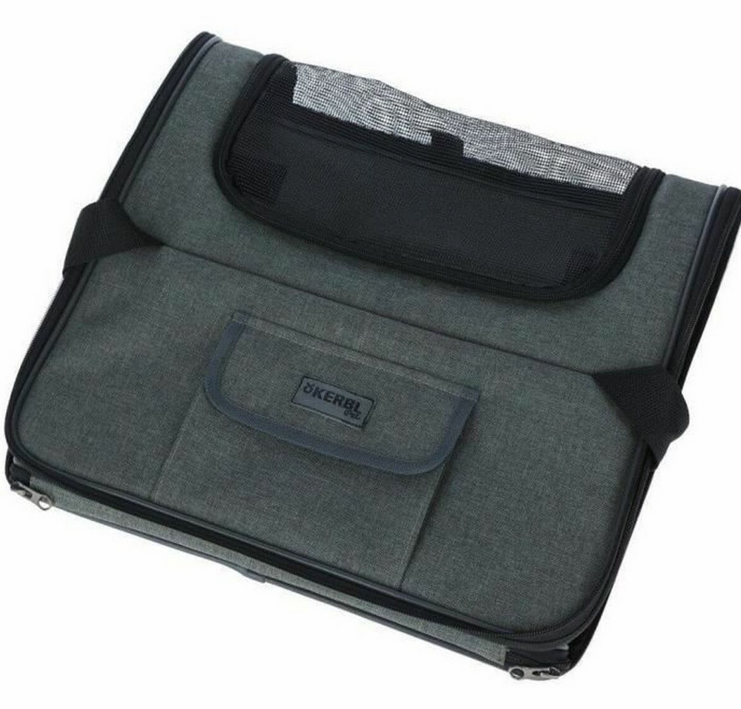 Cage de transport pour chien Kerbl – Bleu / Gris